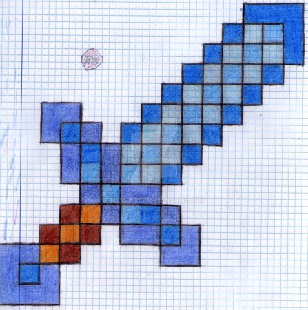 Рисунки квадратами по клеткам