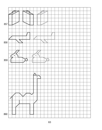 Рисунок по клеточкам для детей