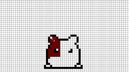Котики по клеточкам маленькие
