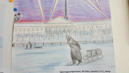Выставка рисунков ко Дню снятия блокады Ленинграда