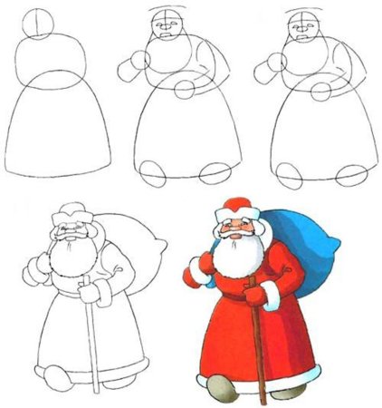 Рисунки на новый год
