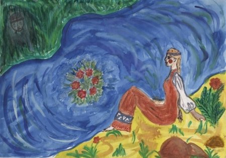 Праздник Иван Купала иллюстрации для детей