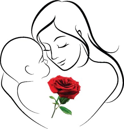 Рисунок ко Дню матери