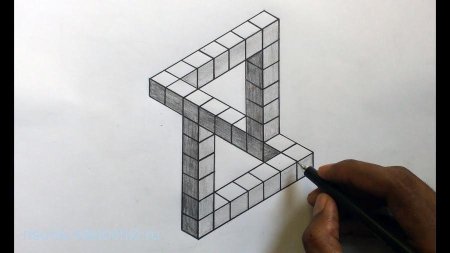 Пошаговые 3д рисунки