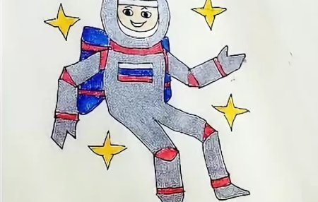 Рисование для детей космос