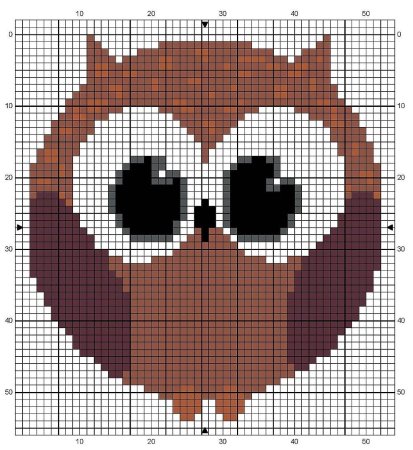 Якорь вышивка крестом