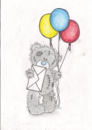 Рисунки для срисовки на день рождения