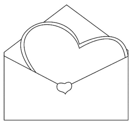 Раскраска валентинки сердечки