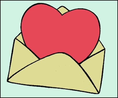 Рисование валентинки