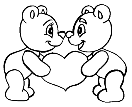Раскраска любовь