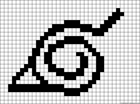 Рисунки по клеткам черно белые маленькие