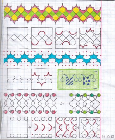 Узоры по клеточкам сложные объемные
