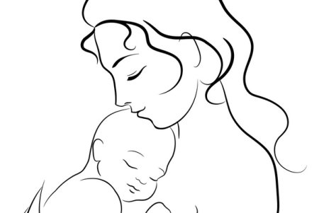 Рисунок ко Дню матери