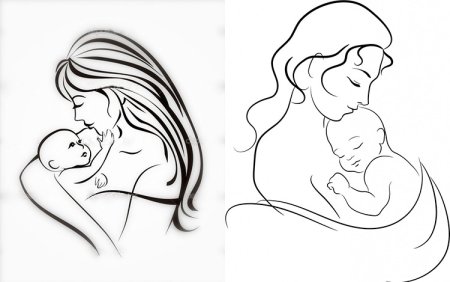 Рисунок маме на день рождения