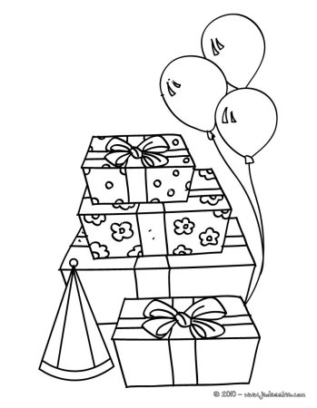 Раскраска мой день рождения