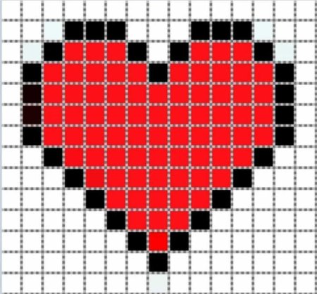 Рисунки по клеточкам лёгкие