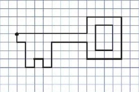 Рисование по клеточкам для дошкольников