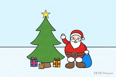 Новогодний Снеговик раскраска