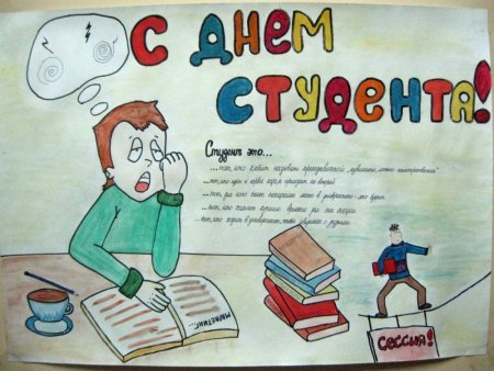 Простые рисунки на тему выпускной