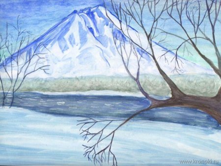 Рисунки зимы для срисовки