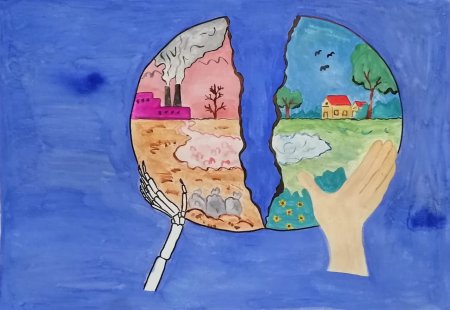 Рисунок на тему экология несложный