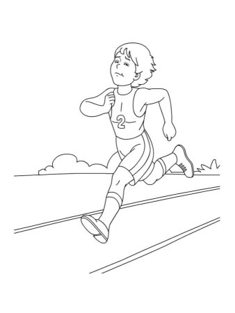Раскраска спортивные игры