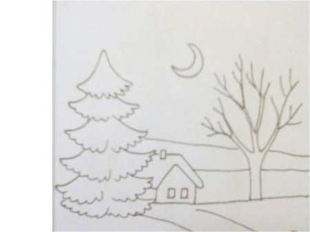 Нарисовать зиму 3 класс