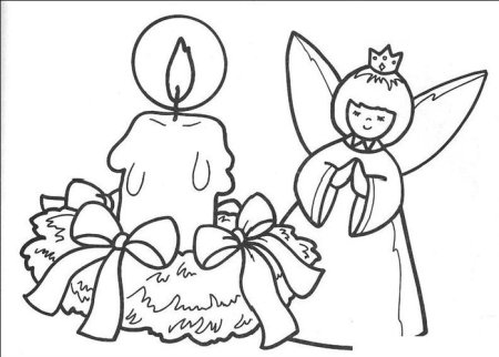 Новогодний натюрморт раскраска