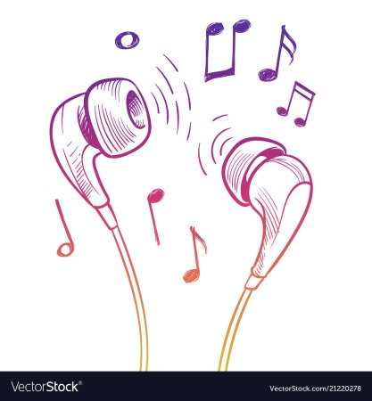 Наушники карандашом