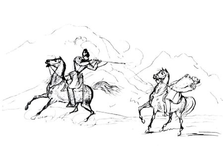 Аммалат Бек Бестужев иллюстрации