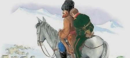 Раскраска к Кавказскому пленнику Жилин