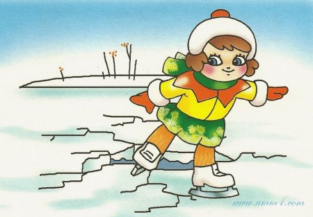 Безопасность на льду для детей рисунки