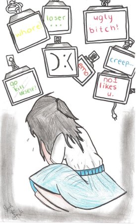 Рисунок на тему буллинг