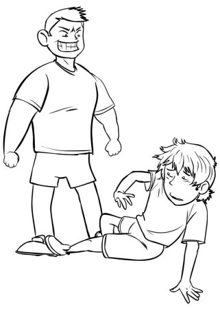 Буллинг рисунок