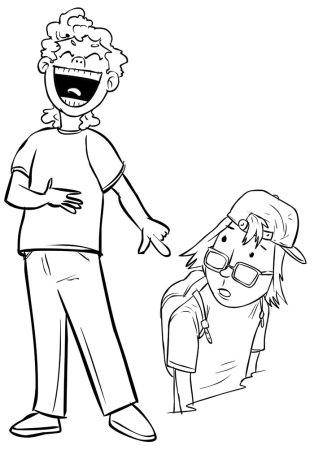 Буллинг рисунок