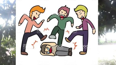 Буллинг в школе нарисованное