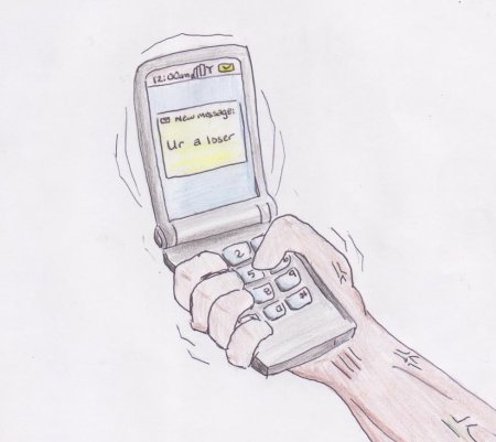 Кибербуллинг рисунок лёгкий