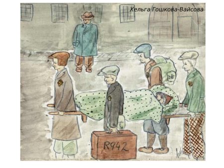 Рисунки детей из концлагеря Терезин