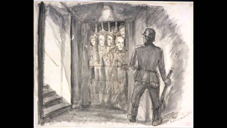 Рисунки детей узников концлагерей