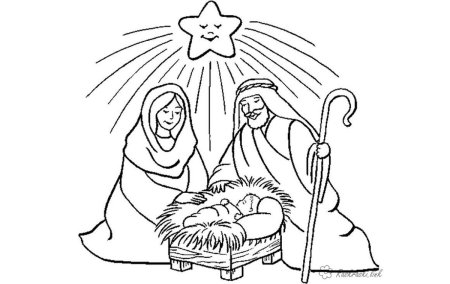 Раскраска Рождество