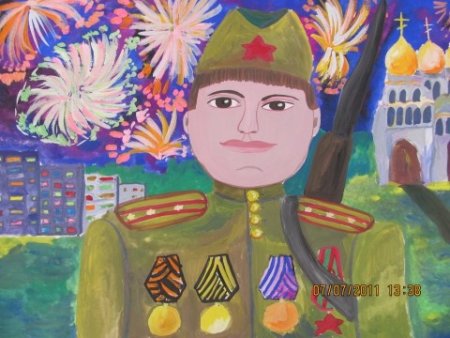 Рисование «наша армия родная» (Комарова