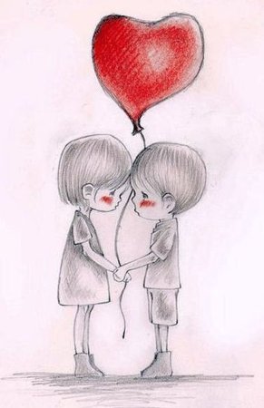 Романтические рисунки для срисовки