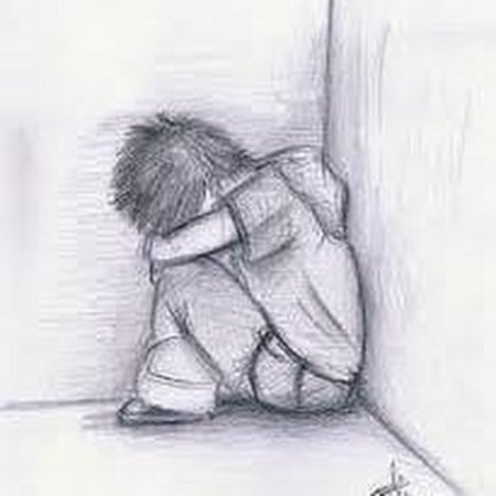 Рисунки карандашом грустные