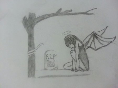 Одиночество рисунок