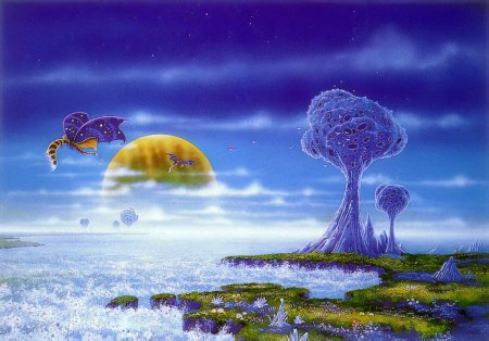 Космический пейзаж для детей