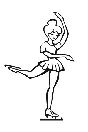 Мультяшные фигуристы