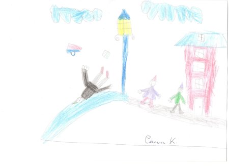 Конкурс рисунков осторожно гололед