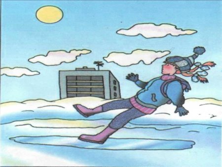 Рисунок на тему гололед