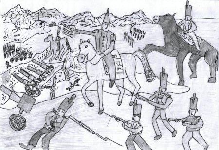 Исторический Жанр рисунок легкий