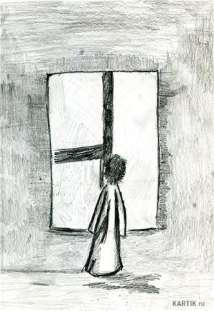 Рисунки карандашом для срисовки грустные